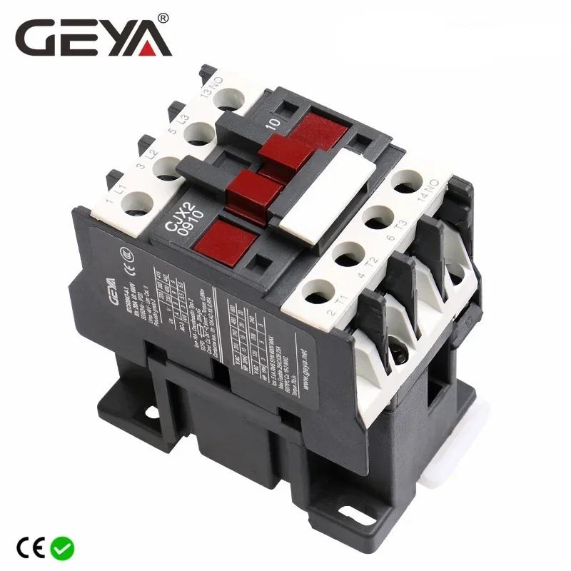GEYA CJX2-0910   ׳ƽ ˱, 3  9A 1NO LC1D-09 ˱, 220V Ǵ 380VAC